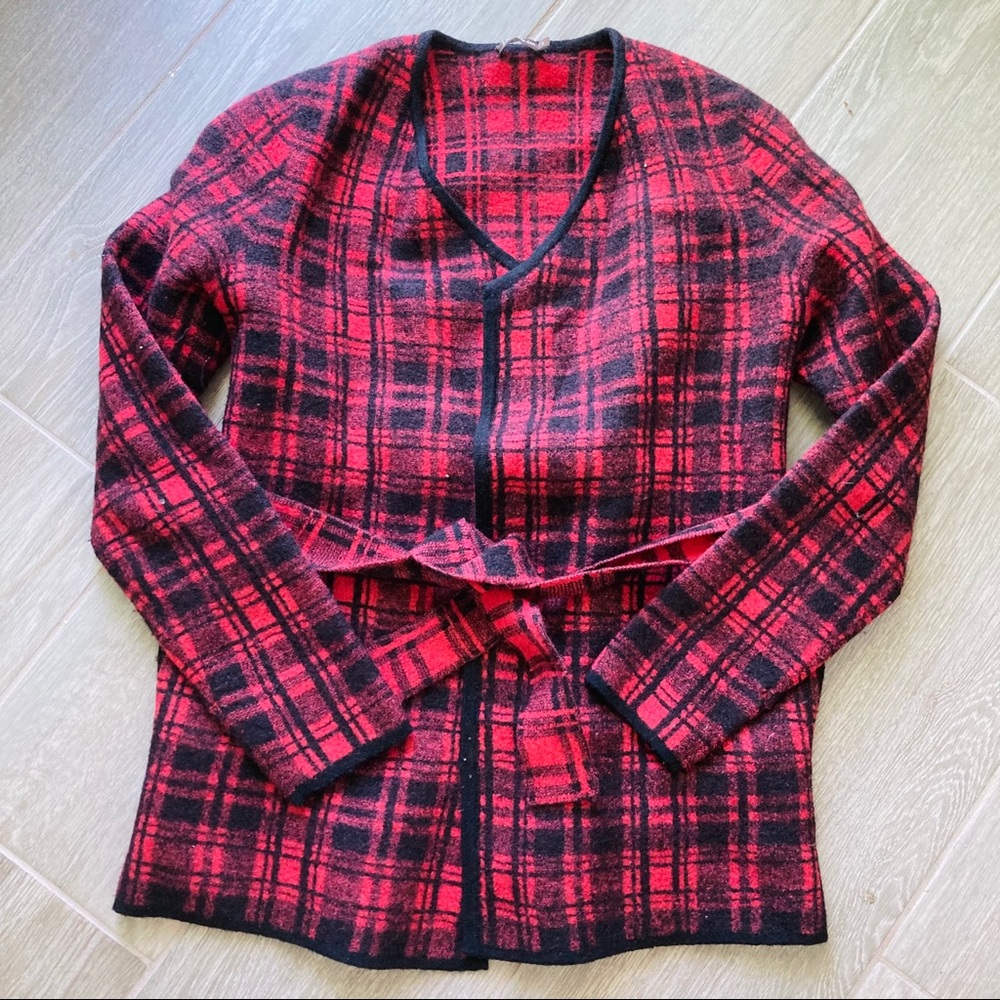 NWOT J.McLaughlin Tartan Blazer